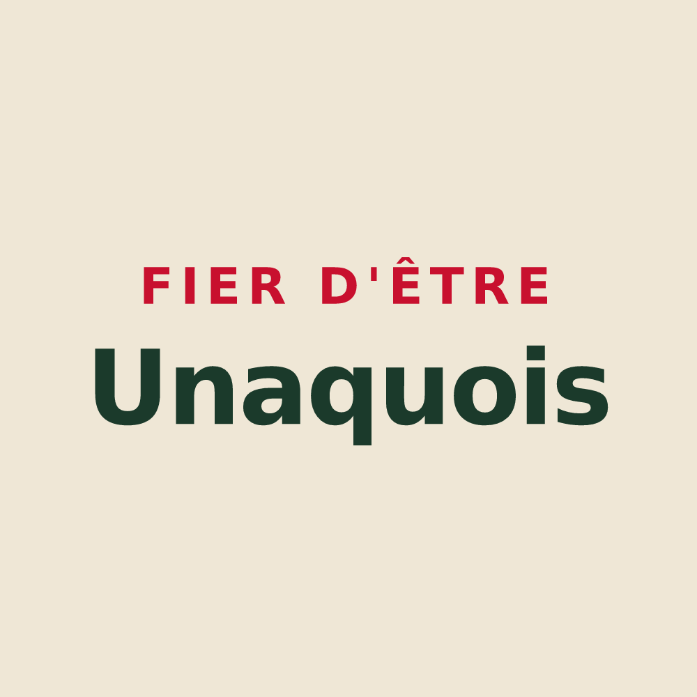 Tote bag « Fier d'être Unaquois » — design pour Unac