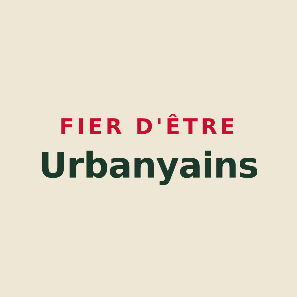 Tote bag « Fier d'être Urbanyains » — design pour Urbanya