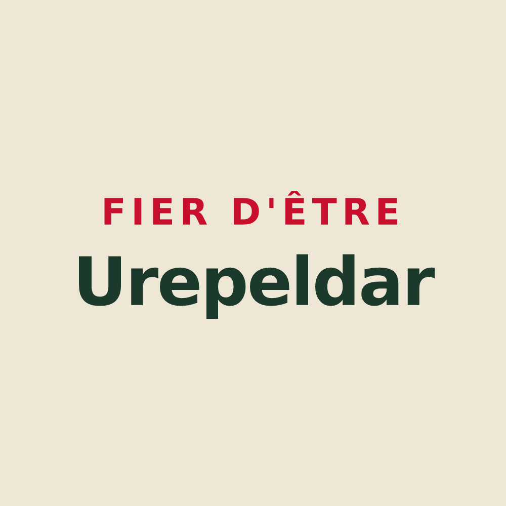 Tote bag « Fier d'être Urepeldar » — design pour Urepel
