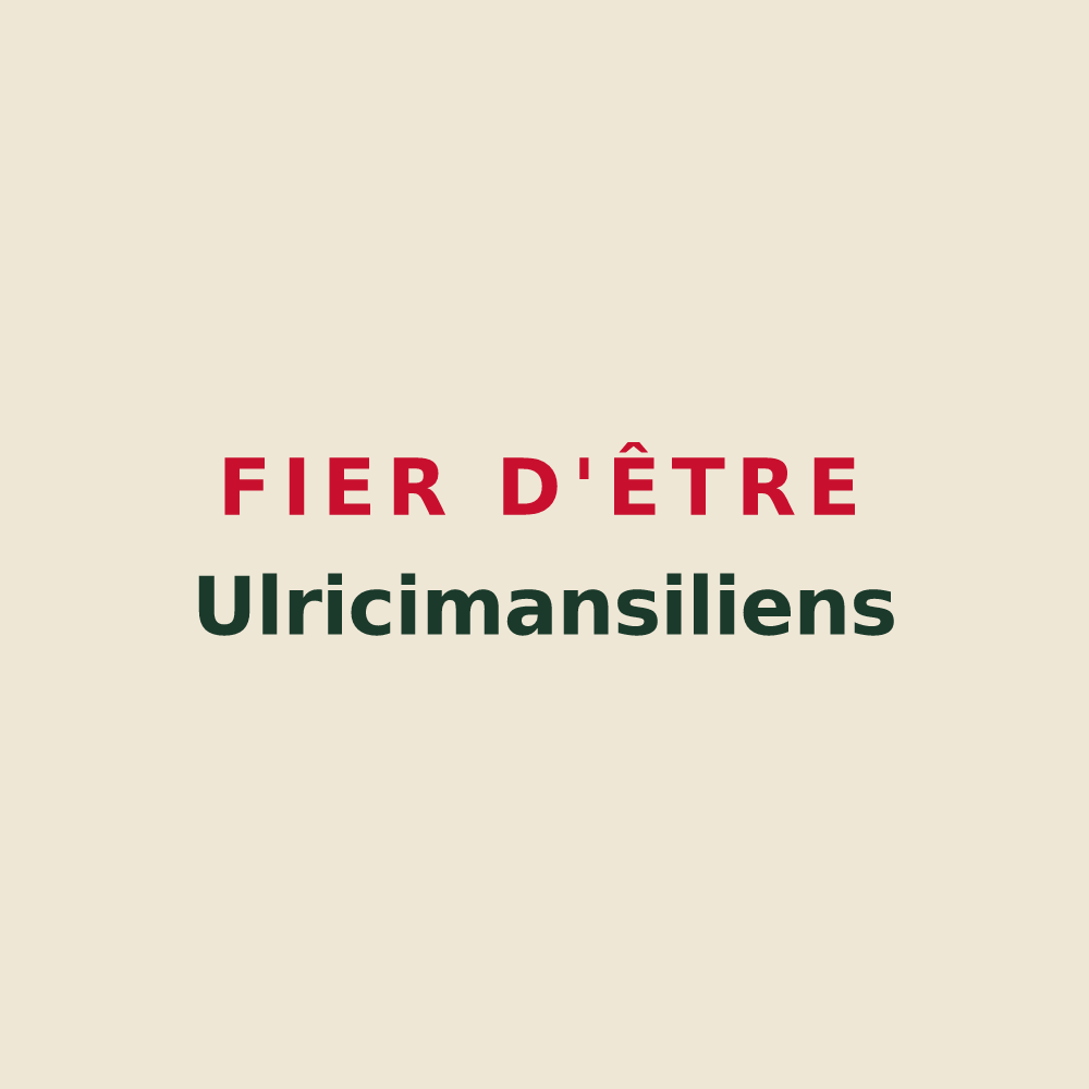Tote bag « Fier d'être Ulricimansiliens » — design pour Uriménil