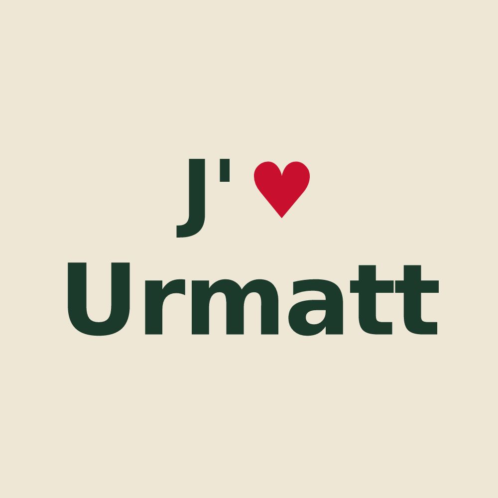 Tote bag personnalisé Urmatt — design J'aime Urmatt