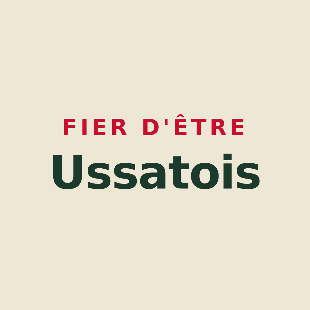 Tote bag « Fier d'être Ussatois » — design pour Ussat