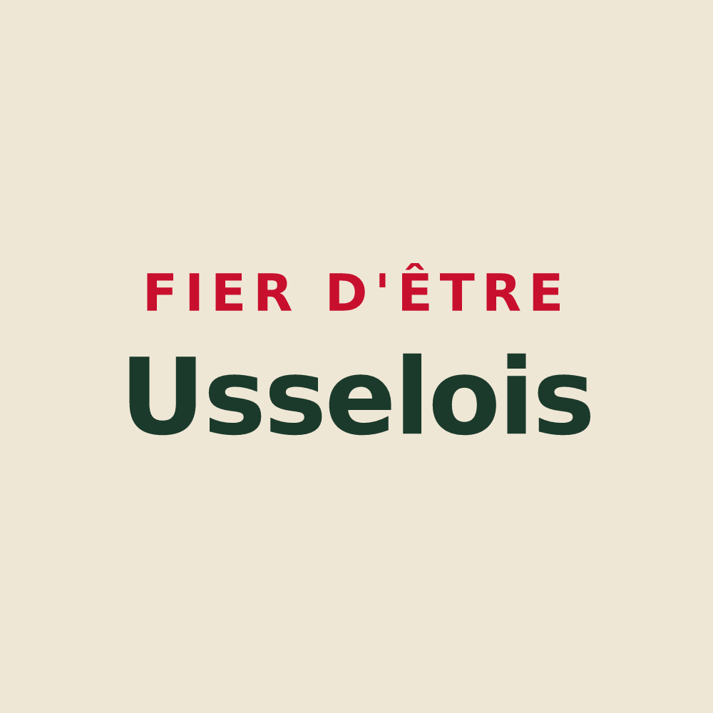 Tote bag « Fier d'être Usselois » — design pour Usseau
