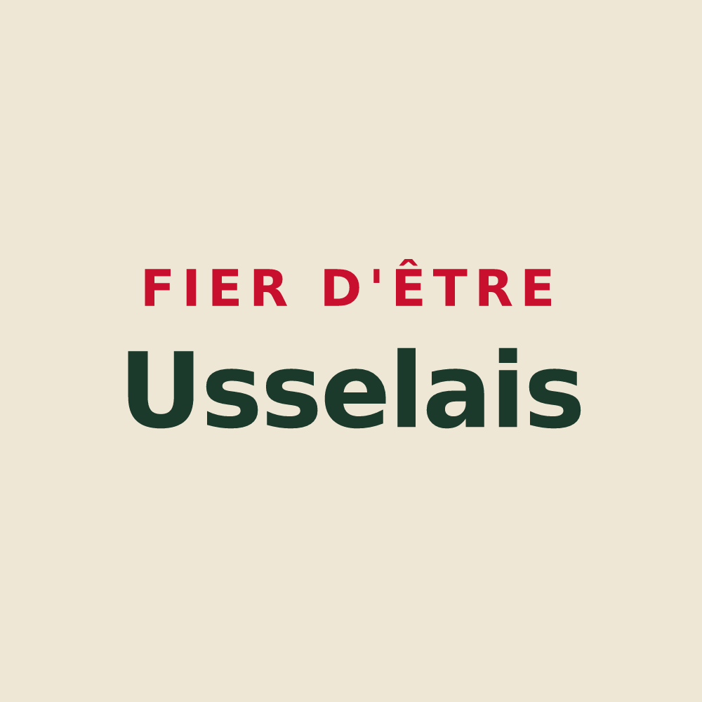 Tote bag « Fier d'être Usselais » — design pour Ussel