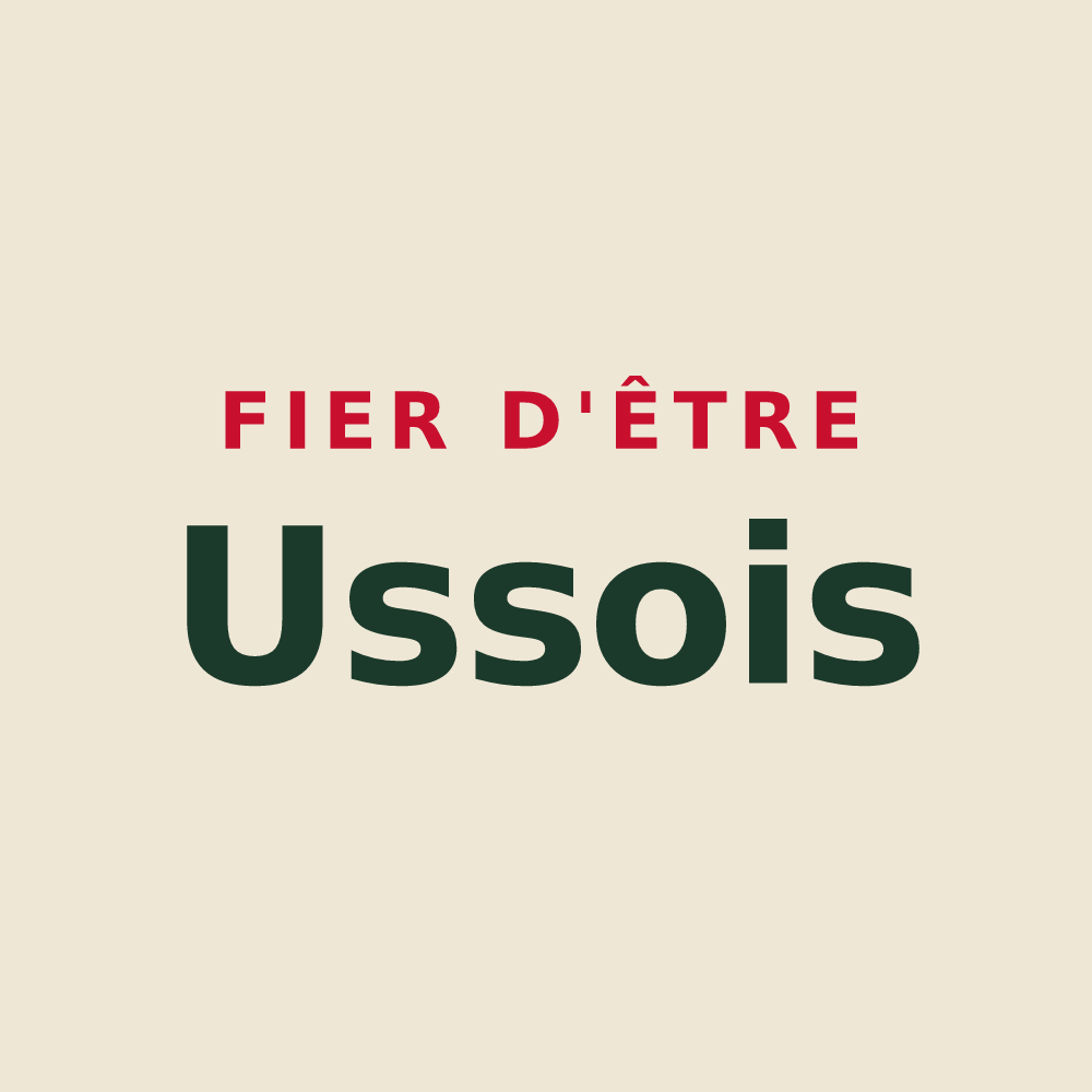 Tote bag « Fier d'être Ussois » — design pour Ussy-sur-Marne