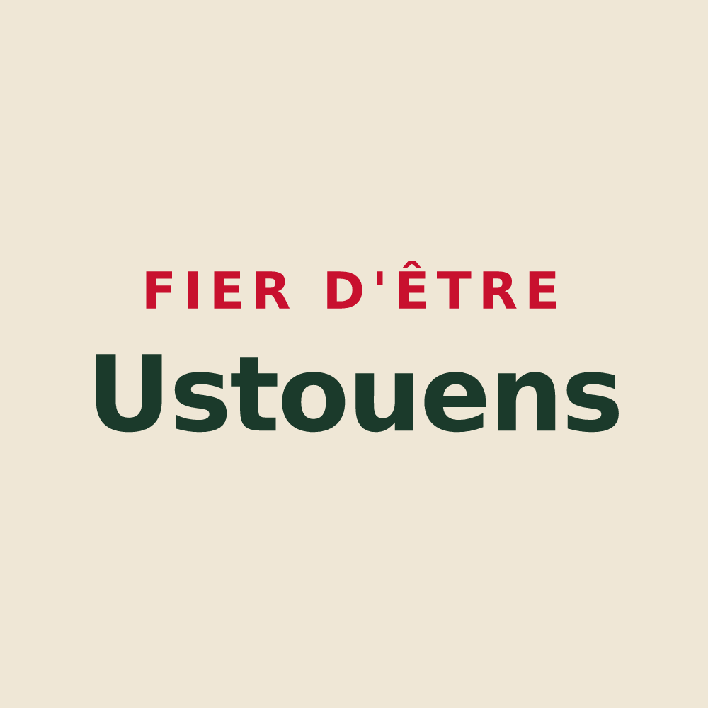 Tote bag « Fier d'être Ustouens » — design pour Ustou