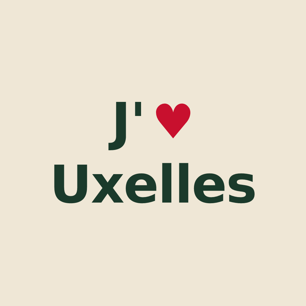 Tote bag personnalisé Uxelles — design J'aime Uxelles