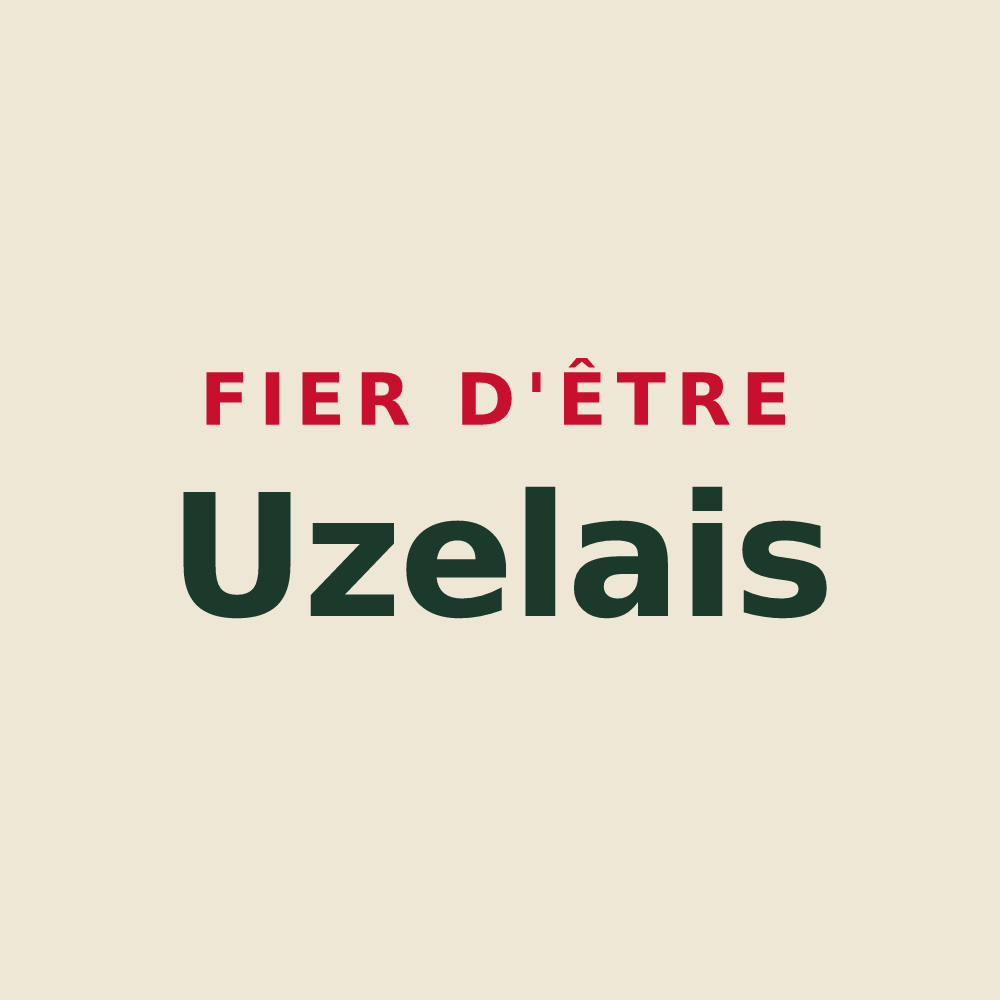 Tote bag « Fier d'être Uzelais » — design pour Uzel