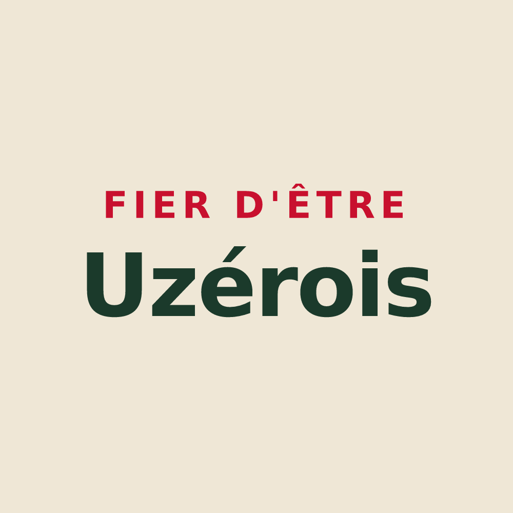 Tote bag « Fier d'être Uzérois » — design pour Uzer