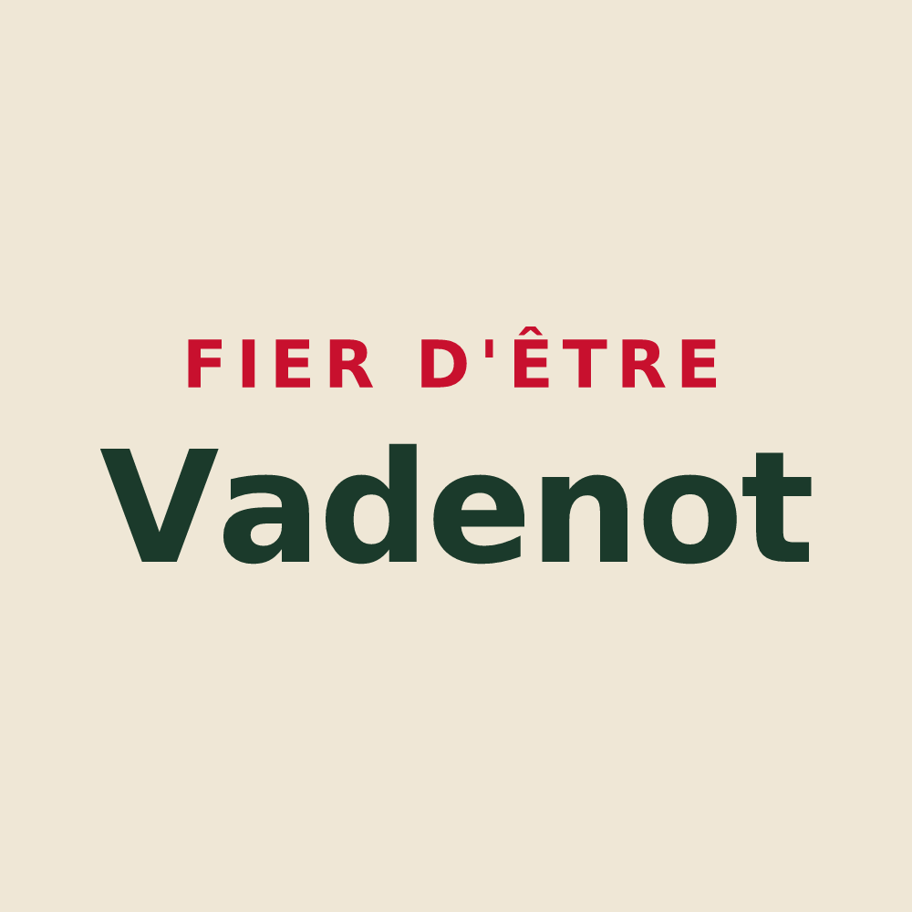 Tote bag « Fier d'être Vadenot » — design pour Vadenay