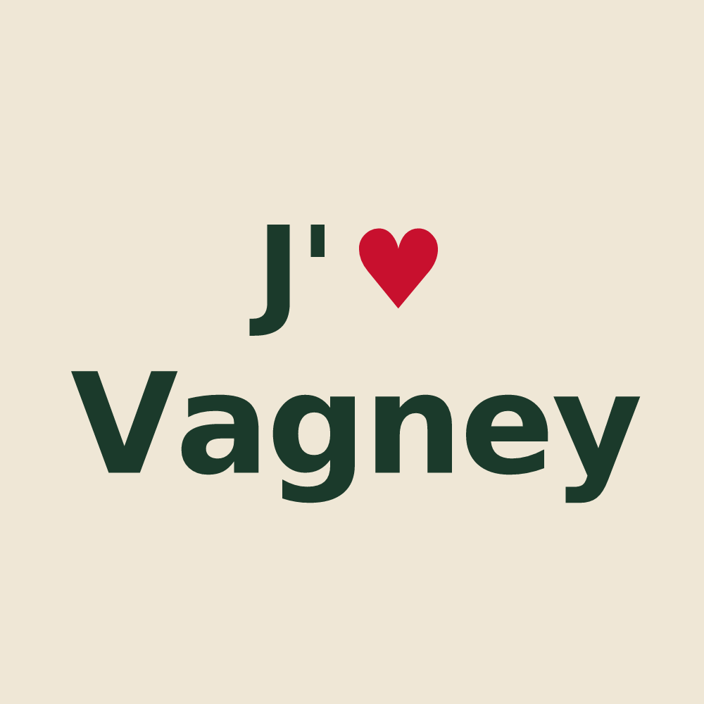 Tote bag personnalisé Vagney — design J'aime Vagney