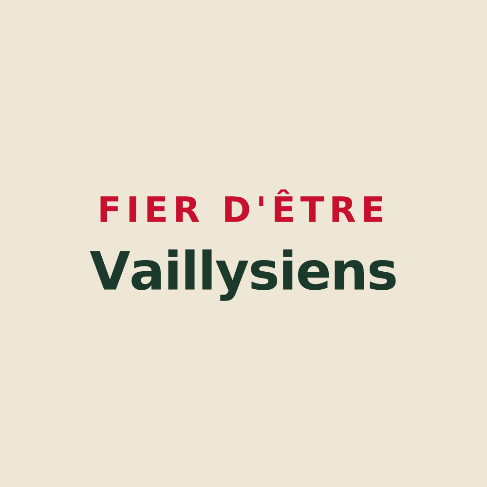 Tote bag « Fier d'être Vaillysiens » — design pour Vailly-sur-Aisne