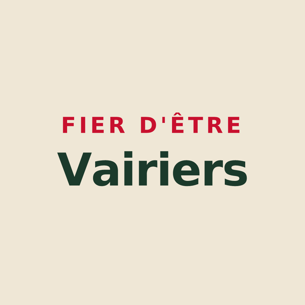 Tote bag « Fier d'être Vairiers » — design pour Vaire