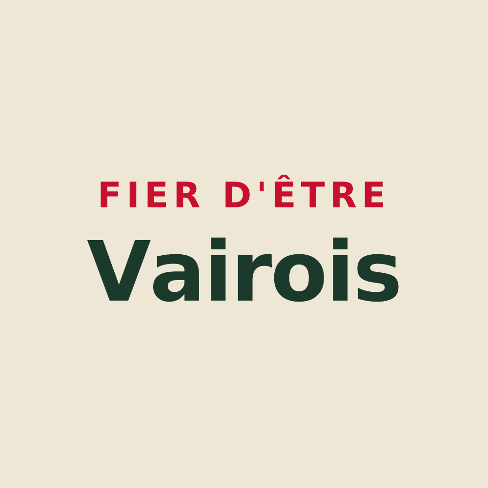 Tote bag « Fier d'être Vairois » — design pour Vaires-sur-Marne