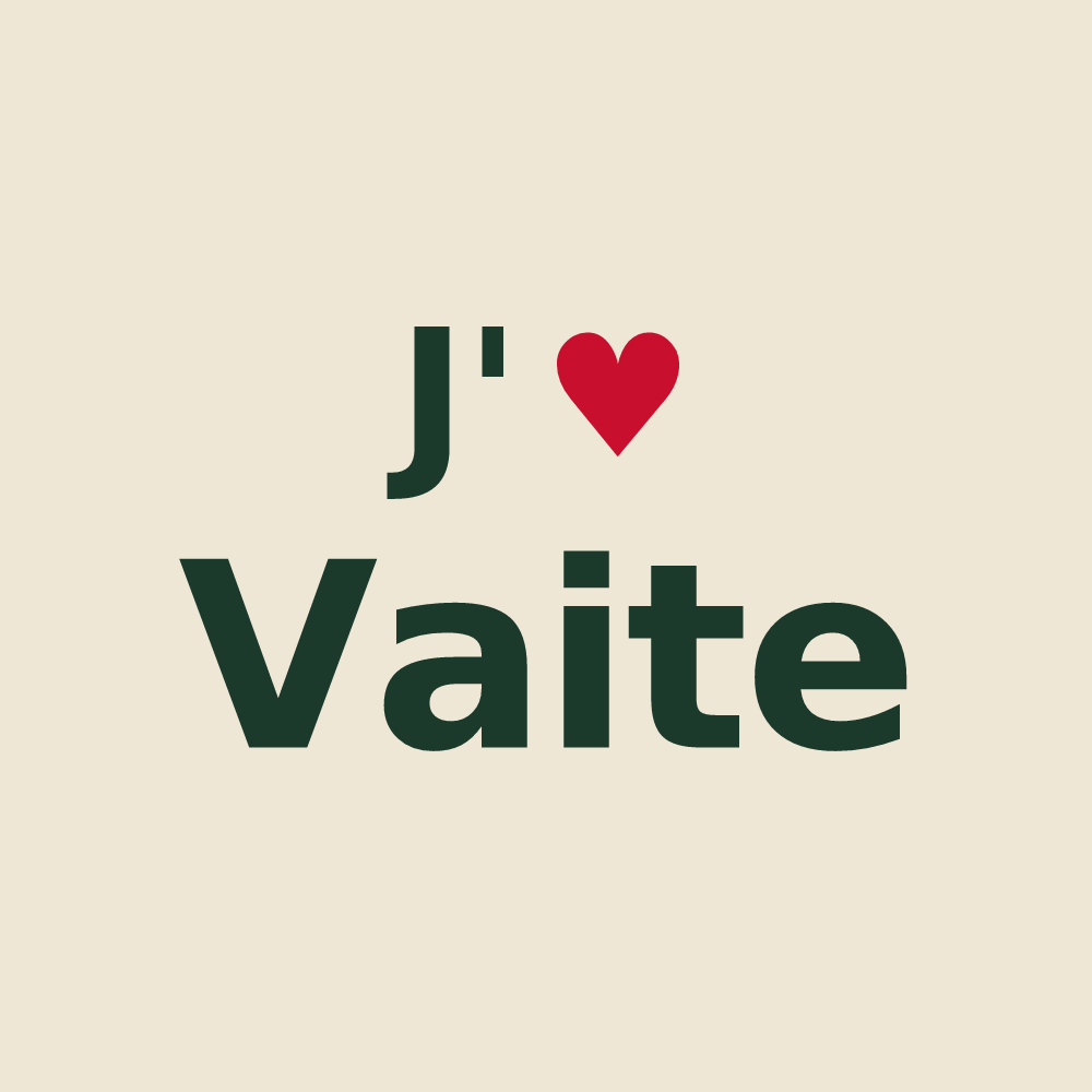 Tote bag personnalisé Vaite — design J'aime Vaite