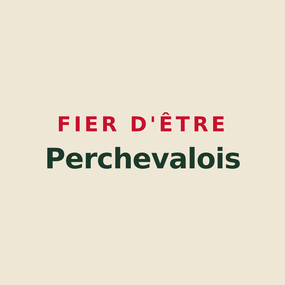 Tote bag « Fier d'être Perchevalois » — design pour Val-au-Perche