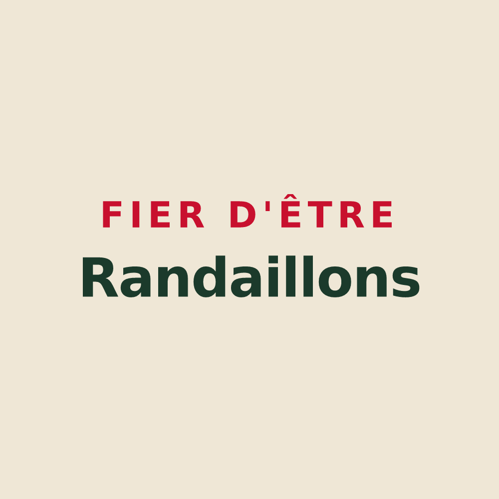 Tote bag « Fier d'être Randaillons » — design pour Val-d'Arc