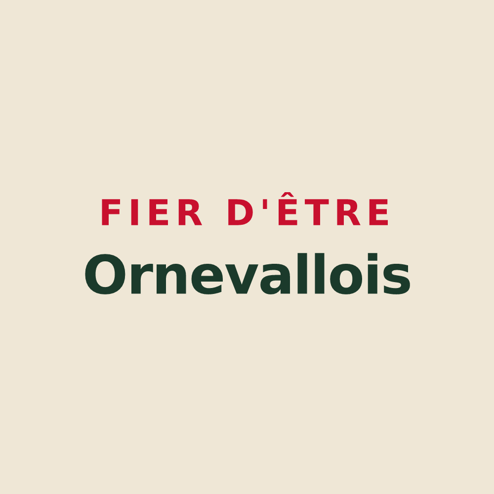 Tote bag « Fier d'être Ornevallois » — design pour Val-d'Ornain