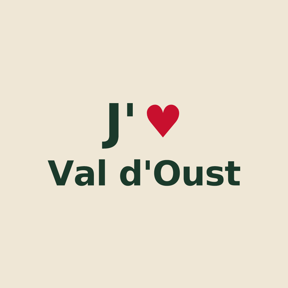 Tote bag personnalisé Val d'Oust — design J'aime Val d'Oust