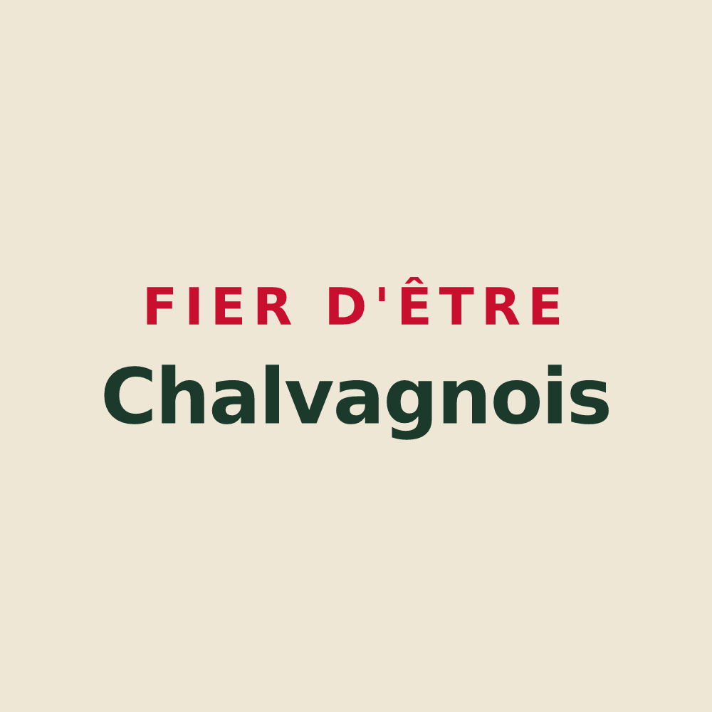 Tote bag « Fier d'être Chalvagnois » — design pour Val-de-Chalvagne