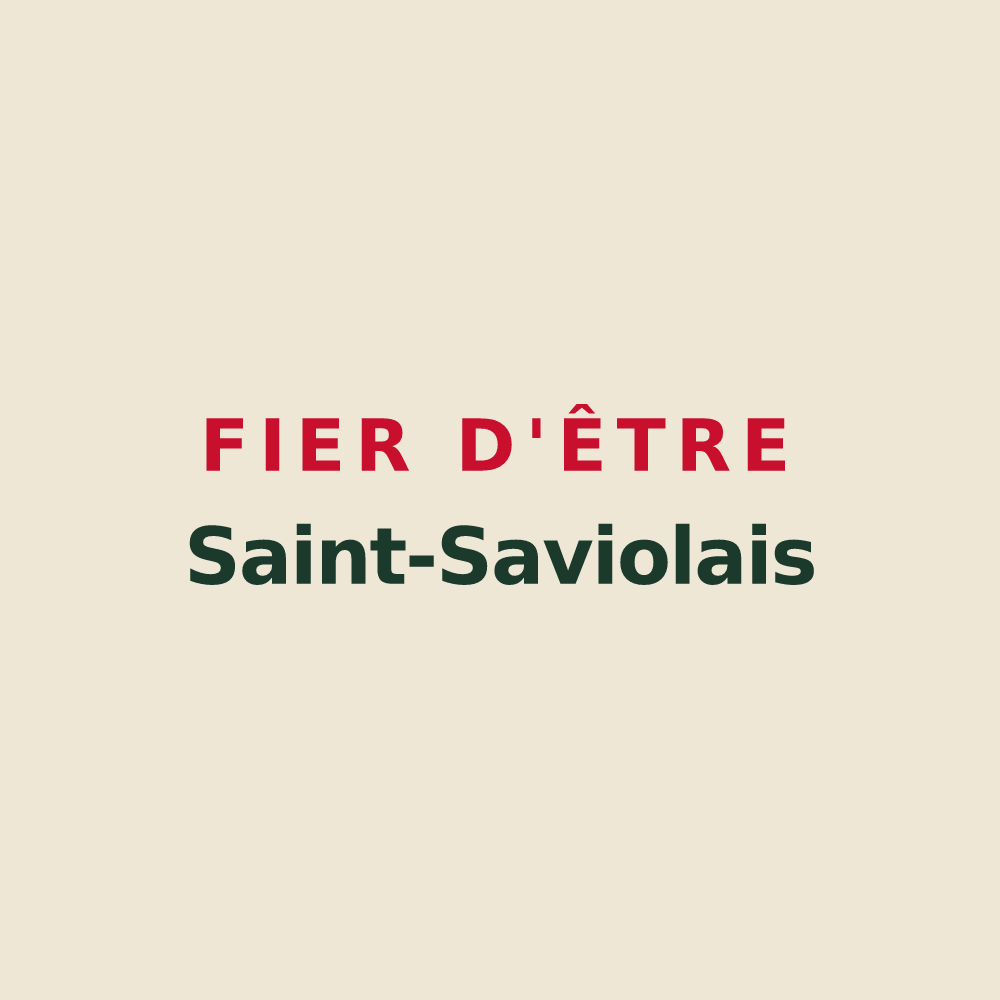 Tote bag « Fier d'être Saint-Saviolais » — design pour Val-de-Comporté