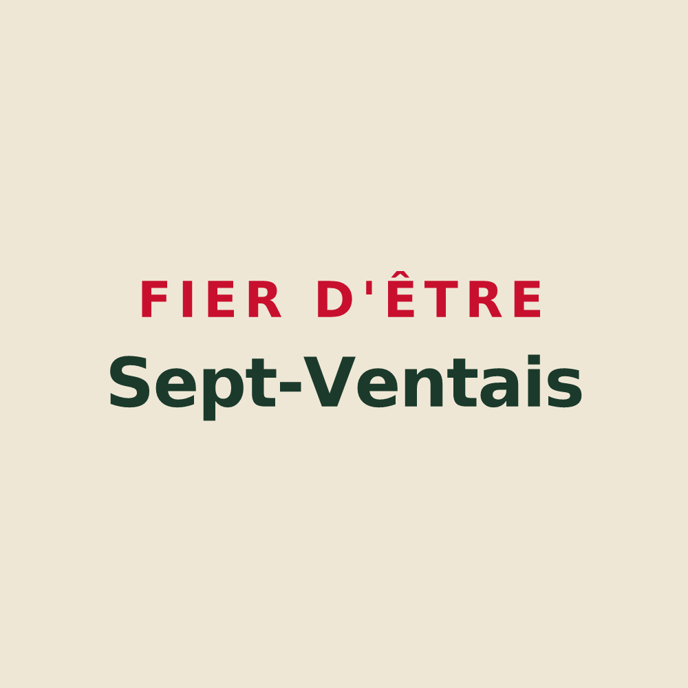 Tote bag « Fier d'être Sept-Ventais » — design pour Val de Drôme