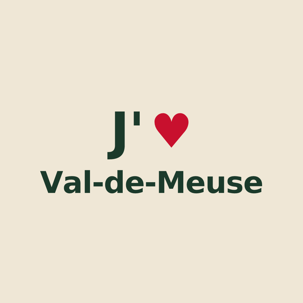 Tote bag personnalisé Val-de-Meuse — design J'aime Val-de-Meuse