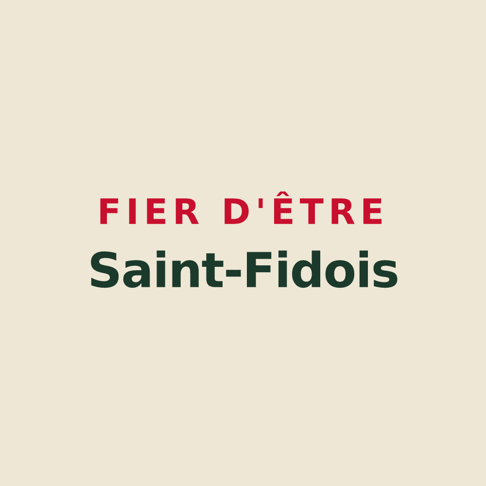 Tote bag « Fier d'être Saint-Fidois » — design pour Val-de-Vie