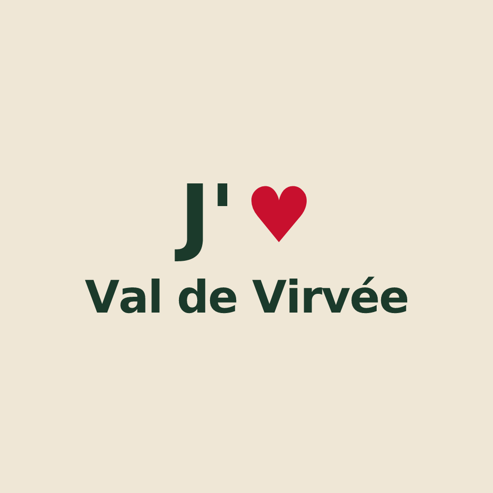 Tote bag personnalisé Val de Virvée — design J'aime Val de Virvée