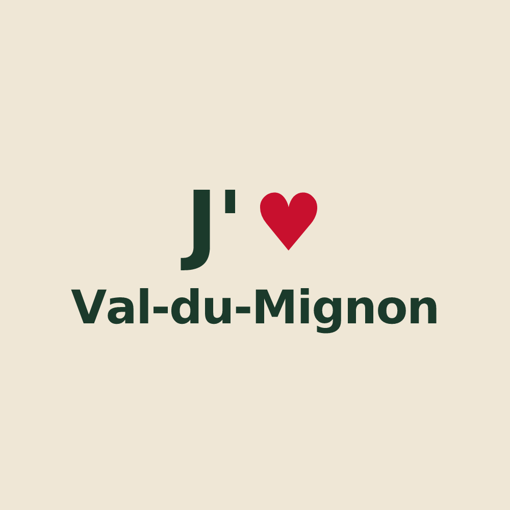 Tote bag personnalisé Val-du-Mignon — design J'aime Val-du-Mignon