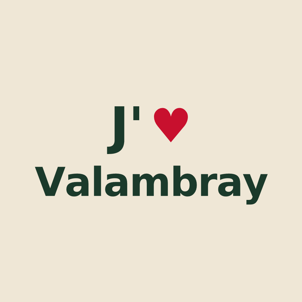 Tote bag personnalisé Valambray — design J'aime Valambray