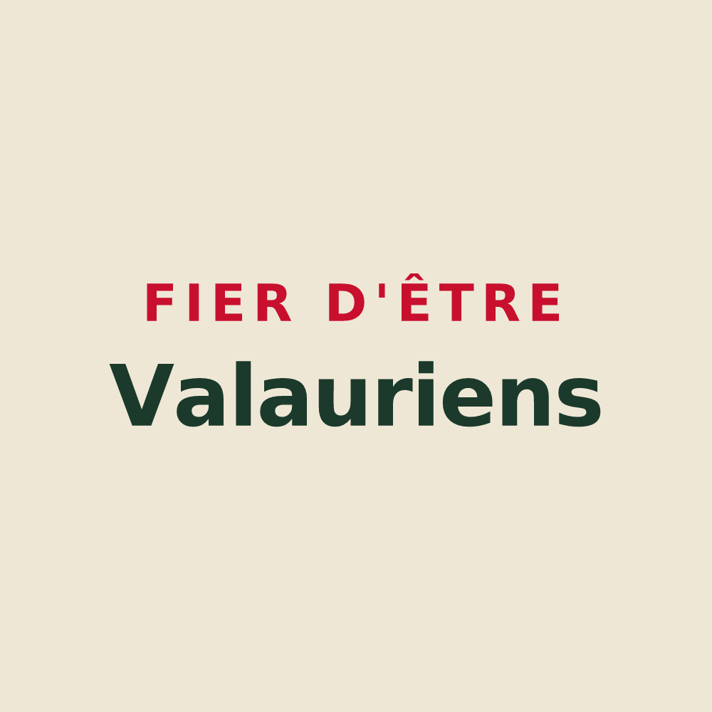 Tote bag « Fier d'être Valauriens » — design pour Valaurie