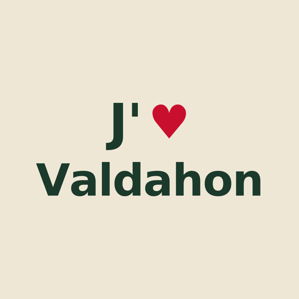 Tote bag personnalisé Valdahon — design J'aime Valdahon