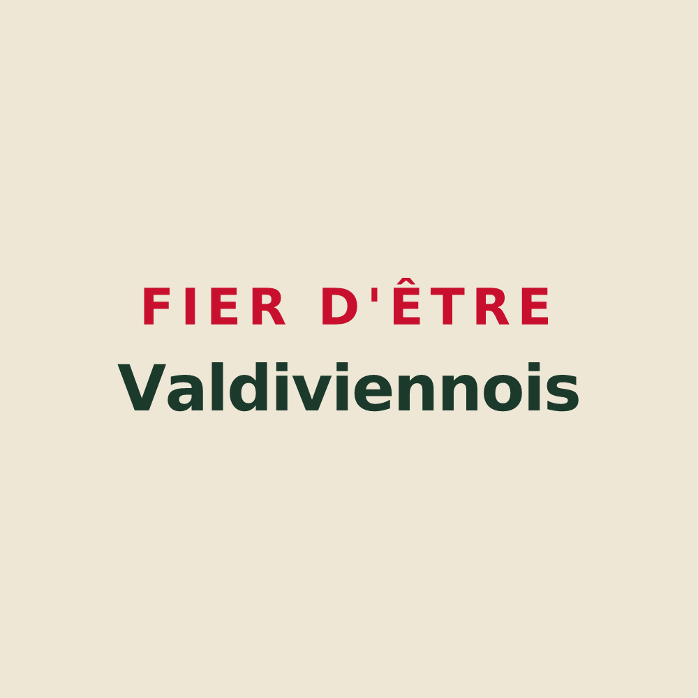 Tote bag « Fier d'être Valdiviennois » — design pour Valdivienne