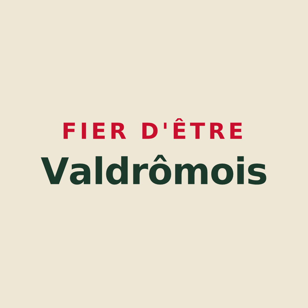 Tote bag « Fier d'être Valdrômois » — design pour Valdrôme