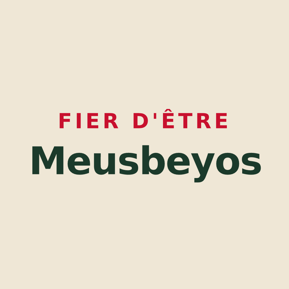 Tote bag « Fier d'être Meusbeyos » — design pour Valempoulières