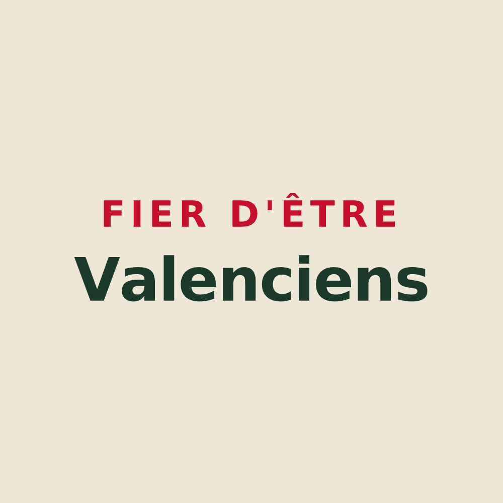 Tote bag « Fier d'être Valenciens » — design pour Valence