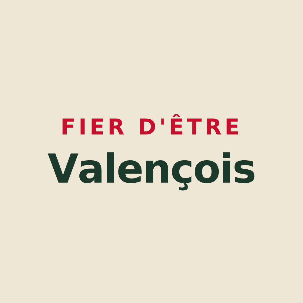 Tote bag « Fier d'être Valençois » — design pour Valence-en-Brie