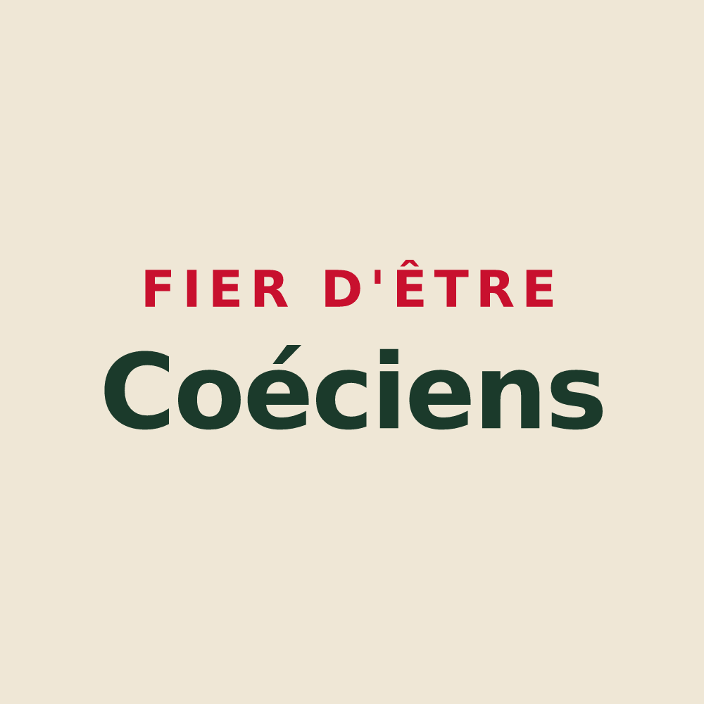 Tote bag « Fier d'être Coéciens » — design pour Valence-en-Poitou