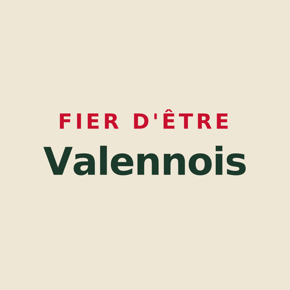 Tote bag « Fier d'être Valennois » — design pour Valennes