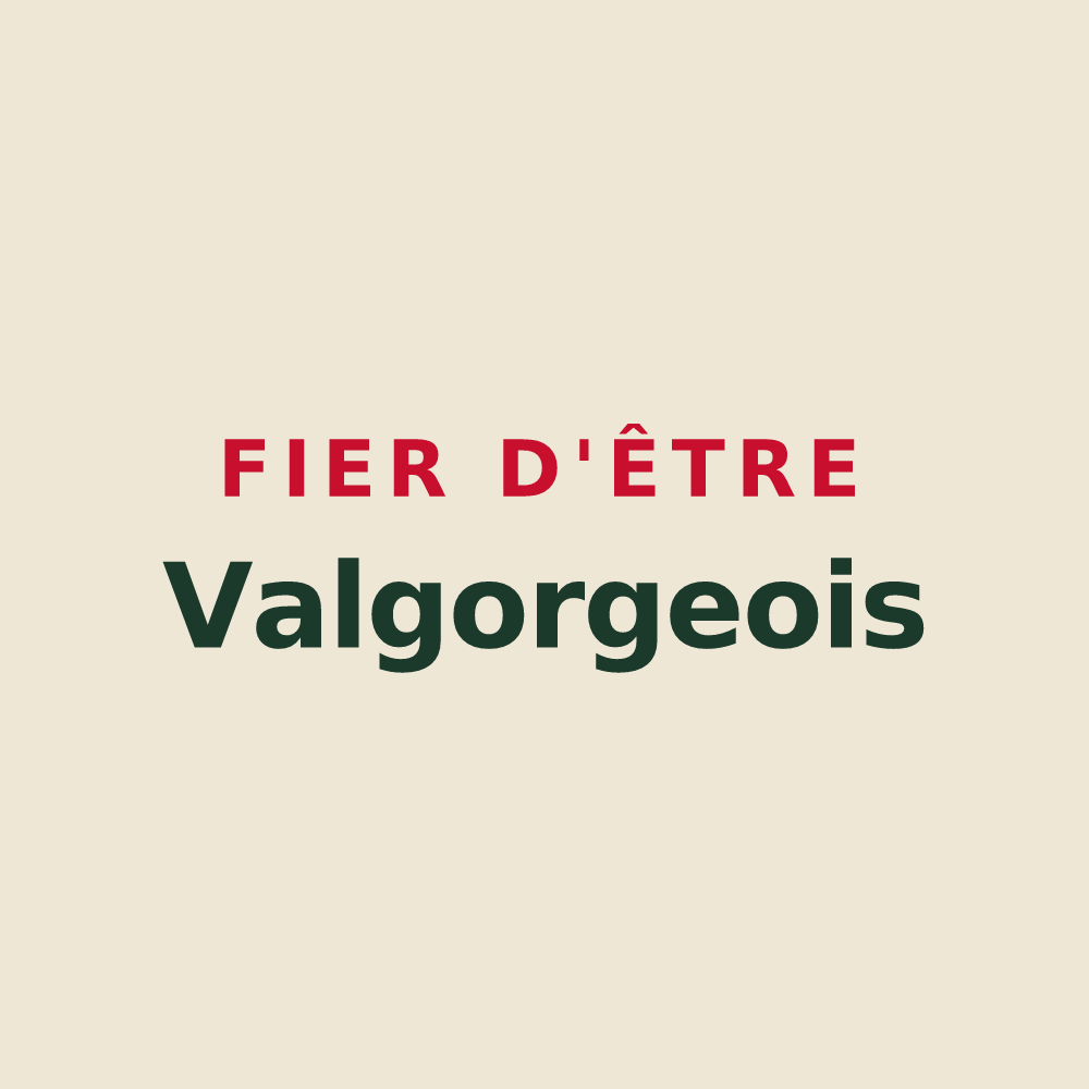 Tote bag « Fier d'être Valgorgeois » — design pour Valgorge