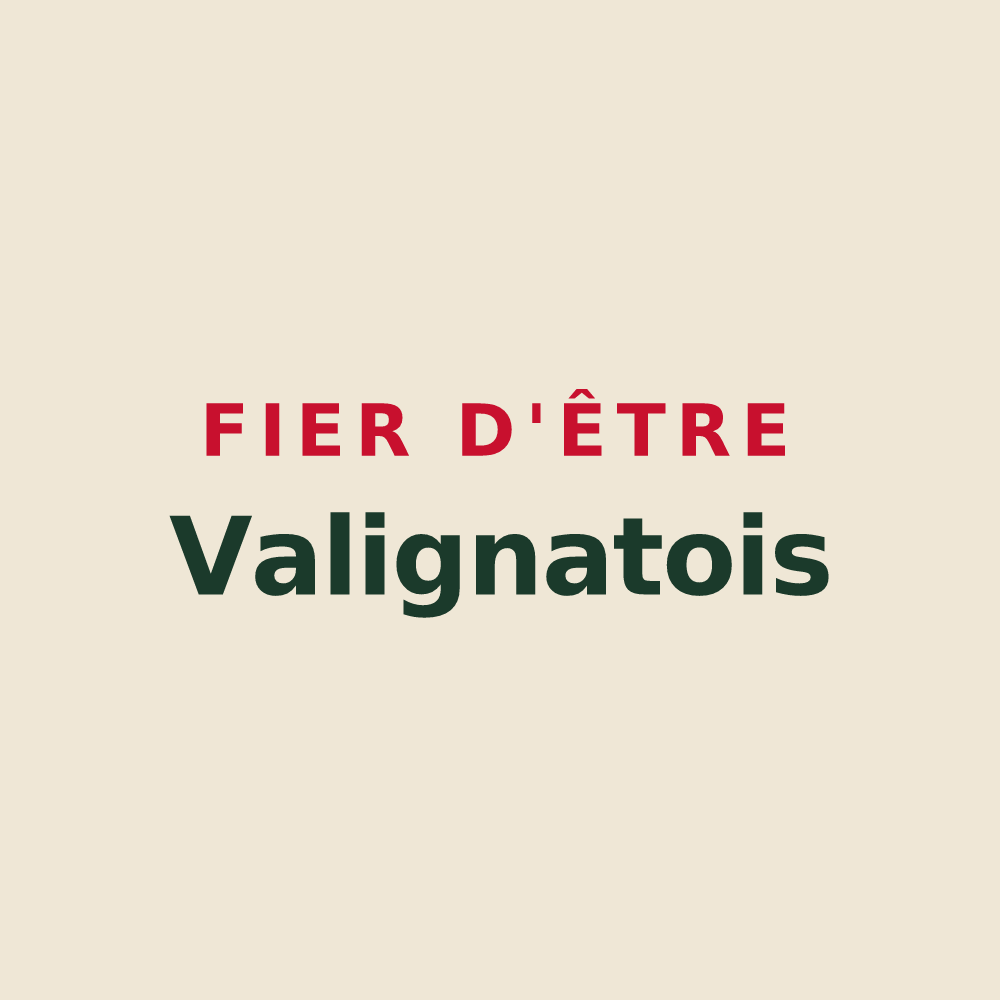 Tote bag « Fier d'être Valignatois » — design pour Valignat
