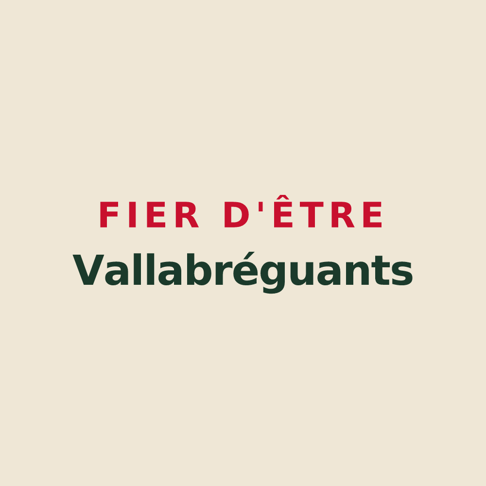 Tote bag « Fier d'être Vallabréguants » — design pour Vallabrègues