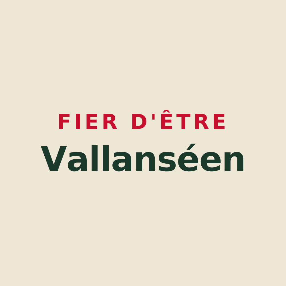 Tote bag « Fier d'être Vallanséen » — design pour Vallans