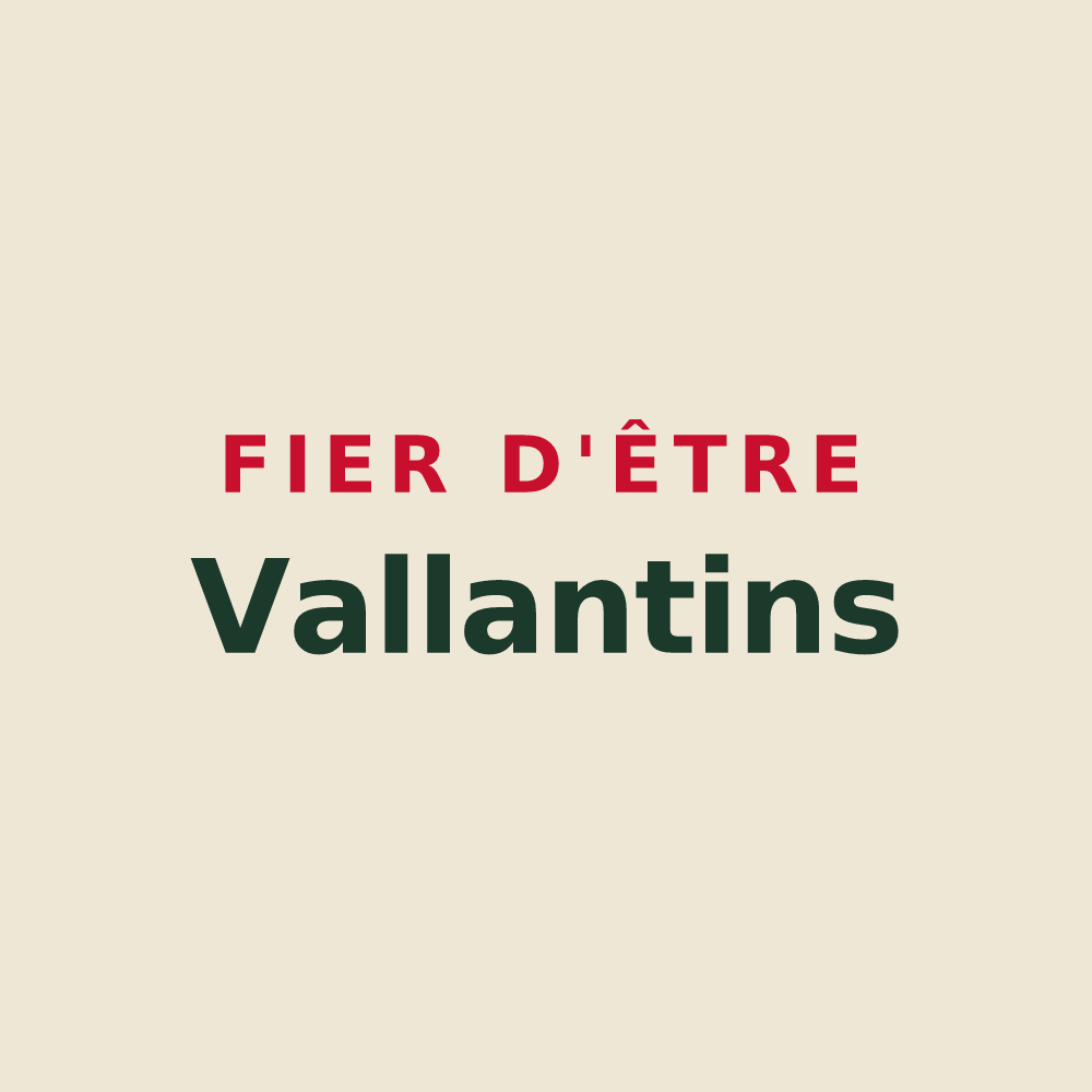 Tote bag « Fier d'être Vallantins » — design pour Vallant-Saint-Georges