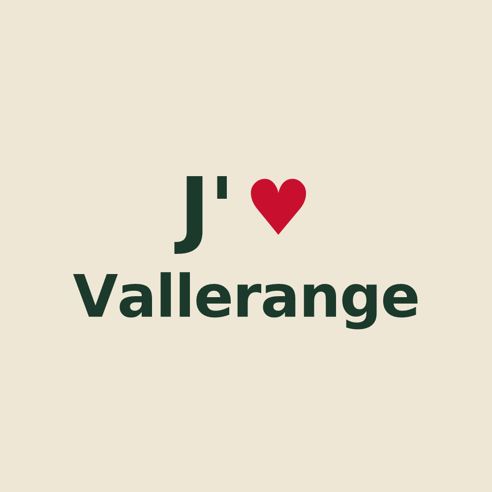 Tote bag personnalisé Vallerange — design J'aime Vallerange