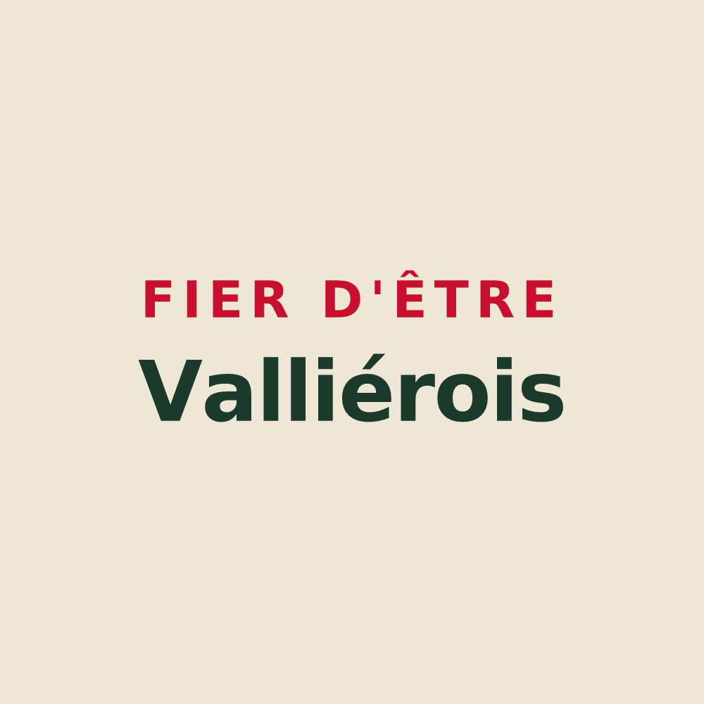 Tote bag « Fier d'être Valliérois » — design pour Vallières