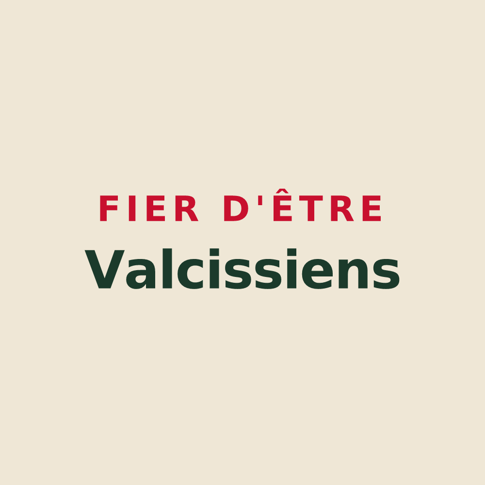Tote bag « Fier d'être Valcissiens » — design pour Valloire-sur-Cisse