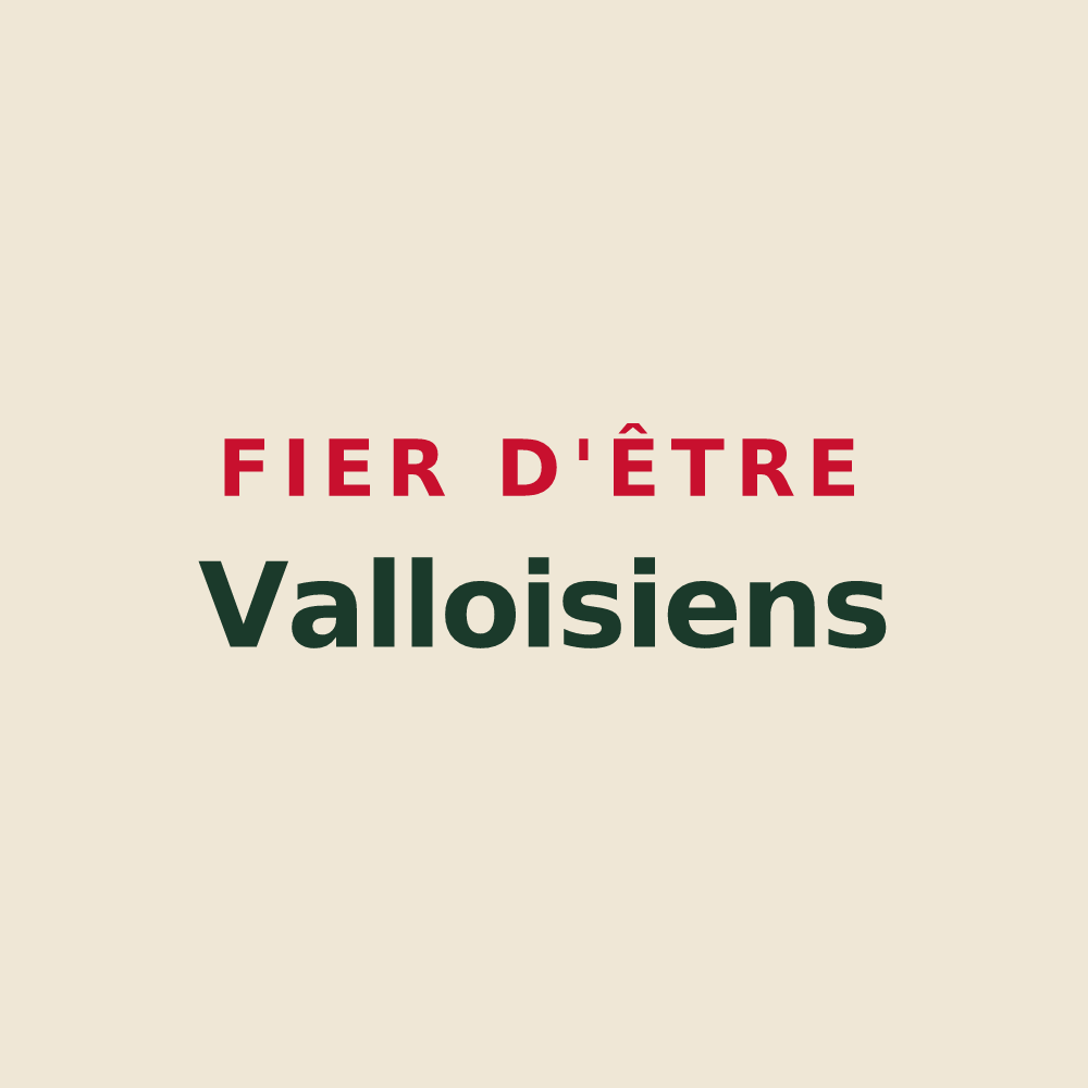 Tote bag « Fier d'être Valloisiens » — design pour Vallois