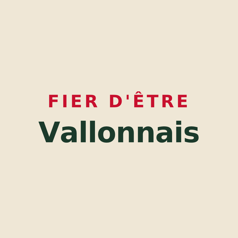 Tote bag « Fier d'être Vallonnais » — design pour Vallon-sur-Gée